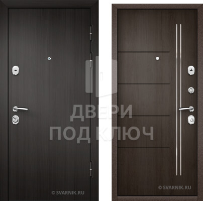 Дверь под ключ для дома, шпон ДПК-4845