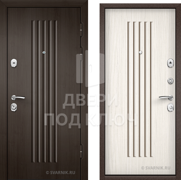 Входная готовая дверь в дом ДПК-2719
